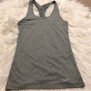 Grey Nike dri fit tank